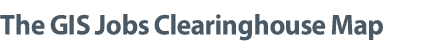 The GIS Jobs Clearinghouse Map